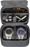 ROTHWELL 2 Watch Travel Case Storage Organizer by RothwellSanFrancisco