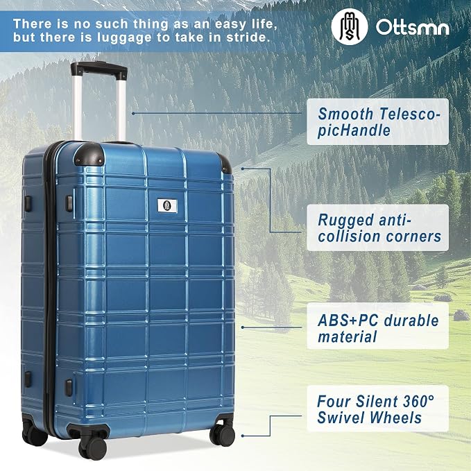 Luggage Sets 4 Piece, ABS PC Lightweight Suitcases - Image 4