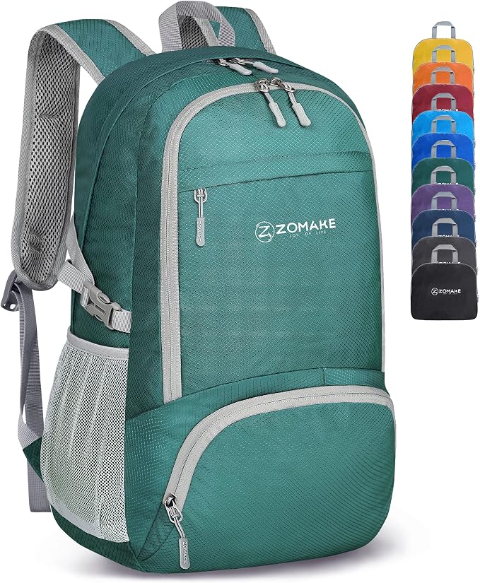 ZOMAKE Lightweight Packable Backpack 30L, Foldable Hiking Backpacks Water by ZOMAKE