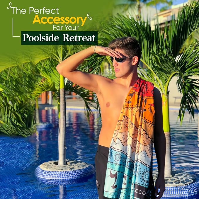 ECCOSOPHY Microfiber Beach Towel - Image 3