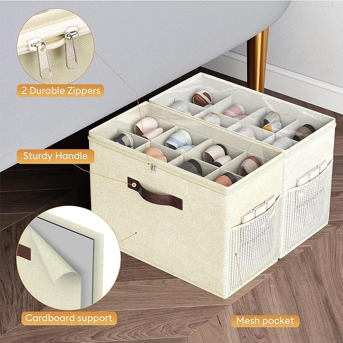 Budding Joy 2 Pack Shoe Organizer - Image 4