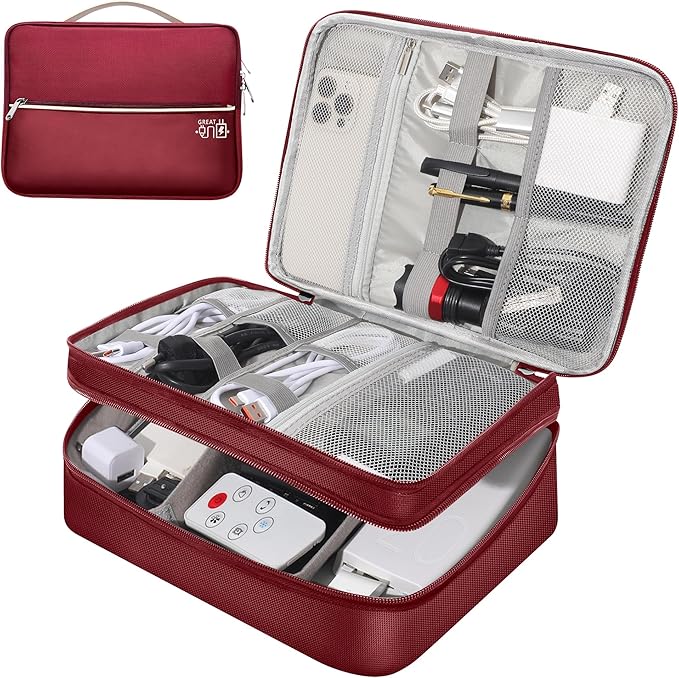 Electronic Organizer Travel Case, Travel Cord Organizer Case Portable by CILLA