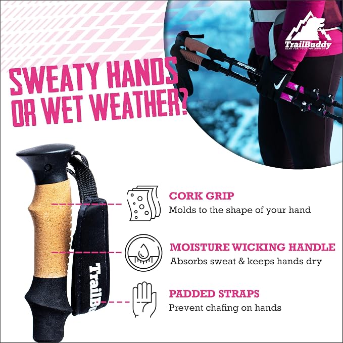 TrailBuddy Trekking Poles - Image 3