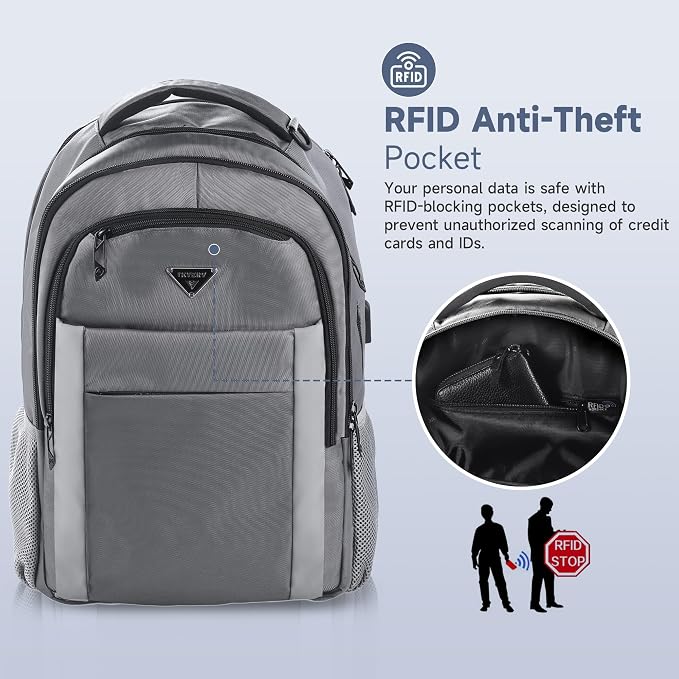 Multipocket TSA Travel Laptop Backpack - Image 9