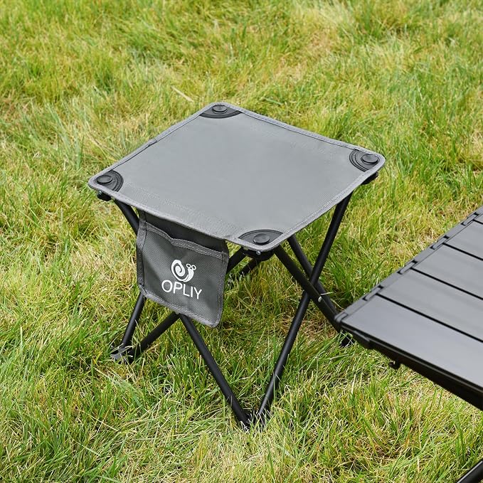 Opliy Camping Stool, Folding Small Chair Portable Camp Stool - Image 2
