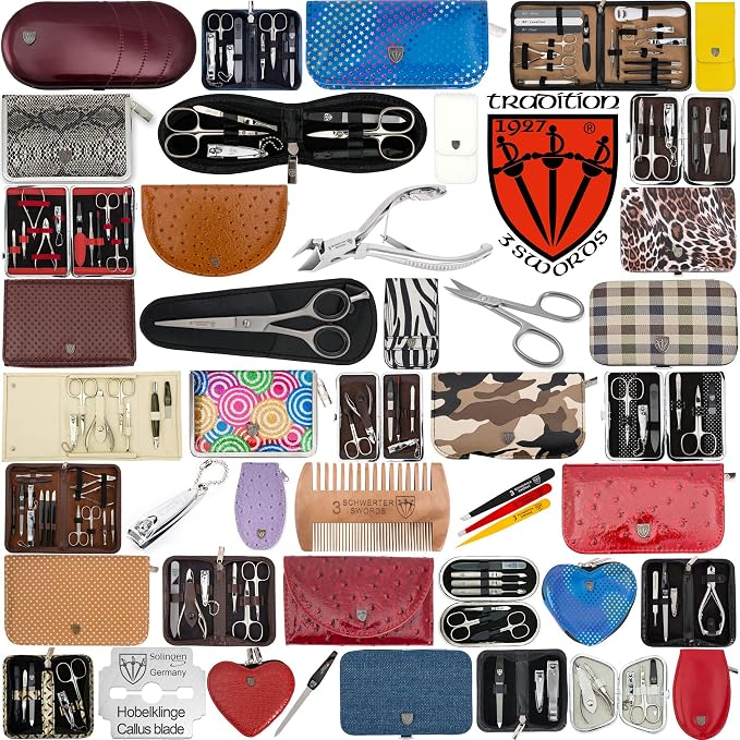 3 Swords Germany – brand quality 10 piece manicure pedicure grooming kit set - Image 7