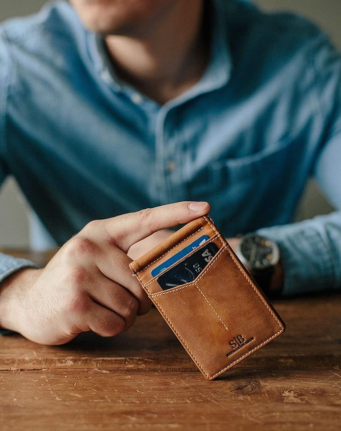 SERMAN BRANDS RFID Blocking Wallet Slim Bifold - Image 2