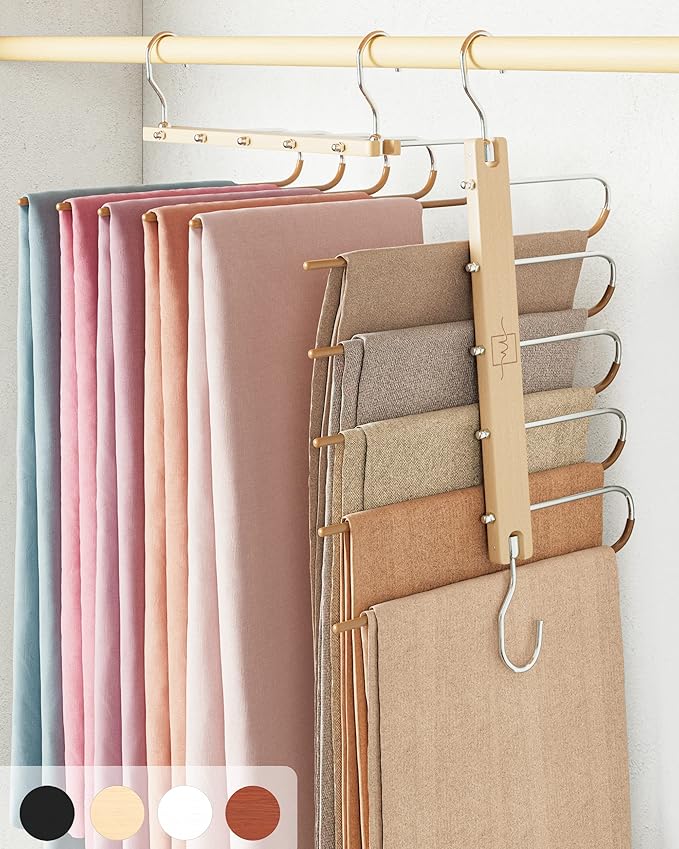 MORALVE Pants Hangers Space Saving by MORALVE