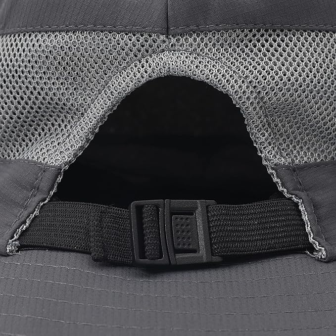 Womens Summer Sun Hat Beach Hat Wide Brim Outdoor UV Protection Hat Foldable - Image 8