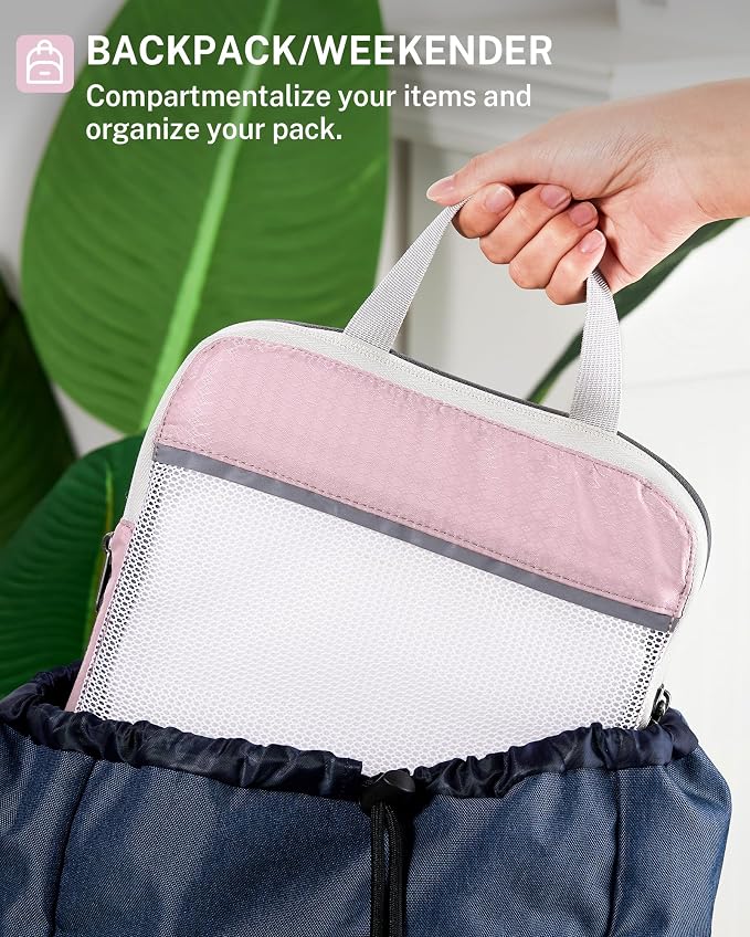 Compression Packing Cubes, Gonex Extensible Storage Mesh Bags Organizers - Image 7