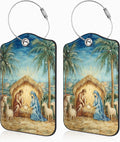 2 Pcs Nativity Scene Luggage Tags by Unknown