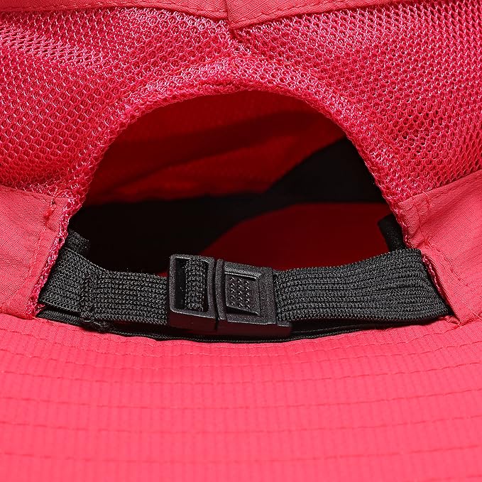 Womens Summer Sun Hat Beach Hat Wide Brim Outdoor UV Protection Hat Foldable - Image 8