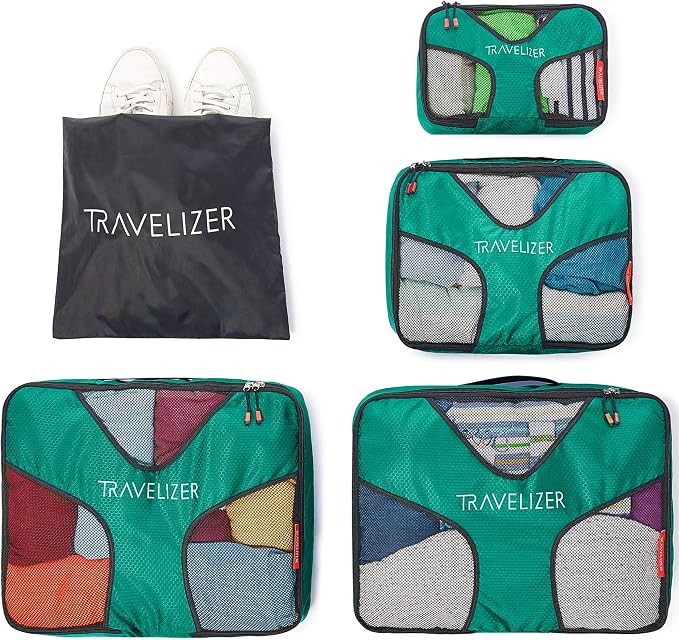 Travel Packing Cubes 5 pcs Luggage Organizer Set - Image 9
