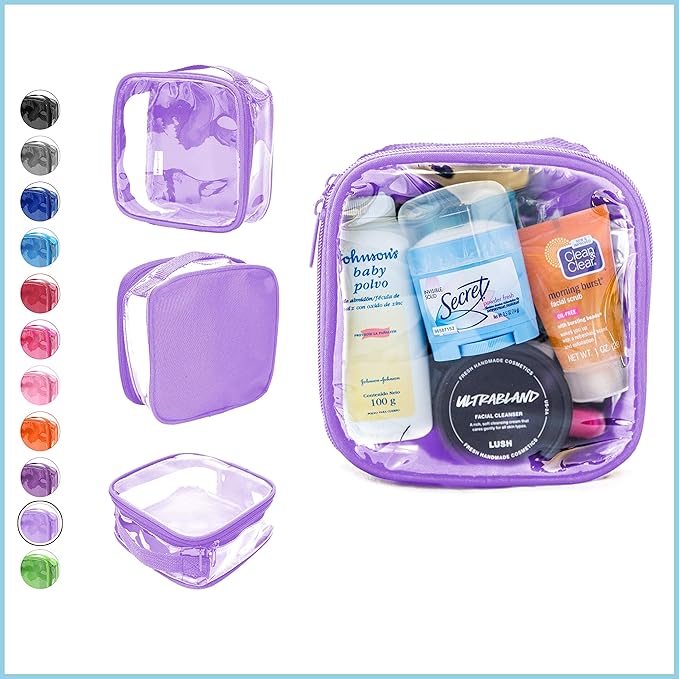 EzPacking Clear TSA Approved 3-1-1 Travel Toiletry Bag - Image 2