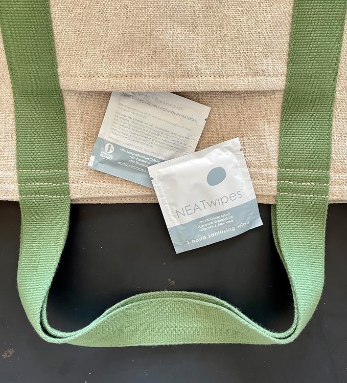 NEATwipes Hand Sanitizing Wipes | Travel Essentials | Disposable Wet Wipe & - Image 8
