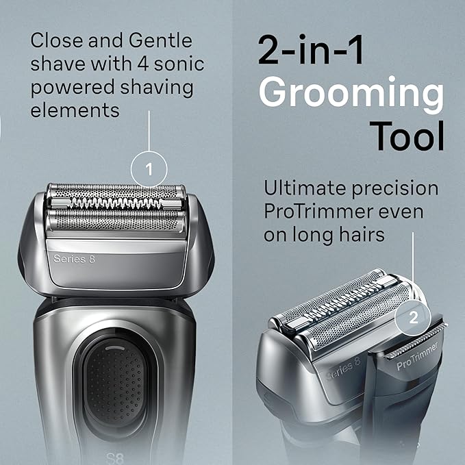 Braun Series 8 Electric Razor for Men, - Image 6