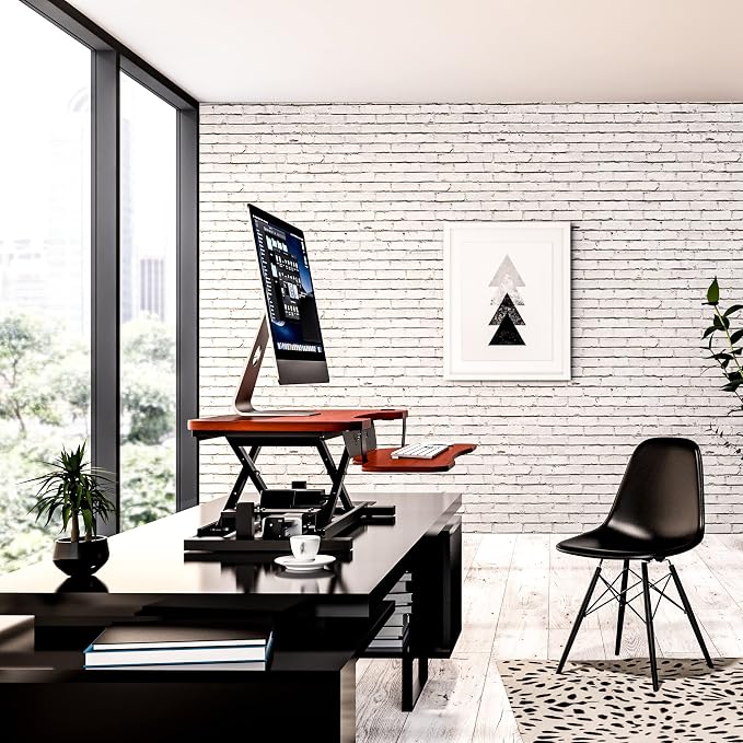 VERSADESK® PowerPro™ 36” x 24” Standing Desk Converter | 7.75” - Image 2