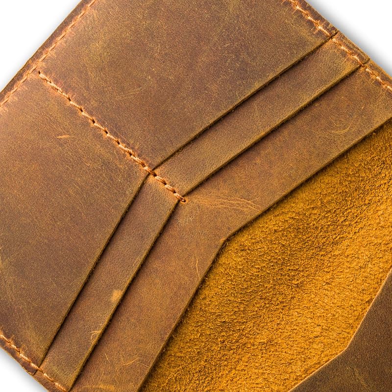 PEGAI Handcrafted Leather Passport Wallet - Image 6