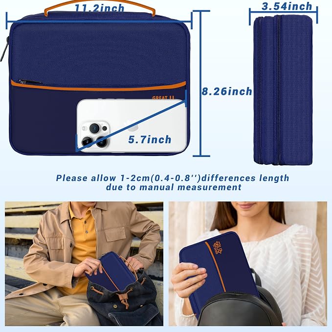 Electronics Organizer, Travel Cord Organizer Pouch, Portable Cable Organizer - Image 3