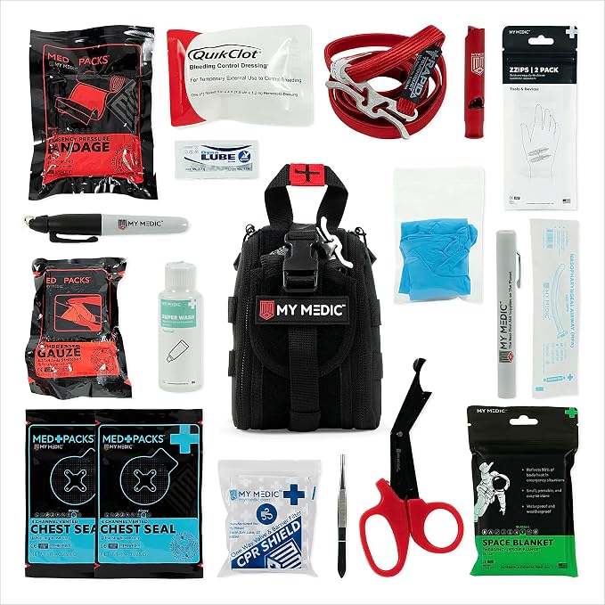 My Medic - TFAK - Ifak Trauma Kit - HSA/FSA Approved - Over 35 Essential Life - Image 3