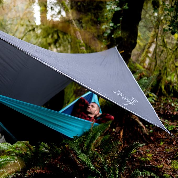 Wise Owl Outfitters Hammock Rain Fly – Waterproof Camping Tarp Cover - Image 4