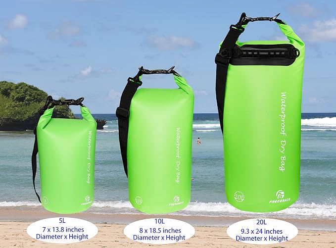 Freegrace Waterproof Dry Bags Set of 3 Dry Bag - Image 2