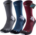 Men's Compression Running Socks: Coolmax Athletic Crew Socks Moisture Wicking by TENYSAF%C2%AE
