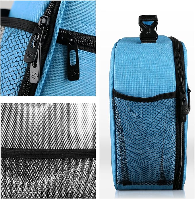 Hap Tim Insulated Lunch Bag for Men Women, Reusable Lunch Box, Spacious - Image 4