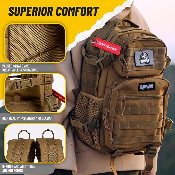 25 L Tactical Backpack: durable military-style backpack - Image 9