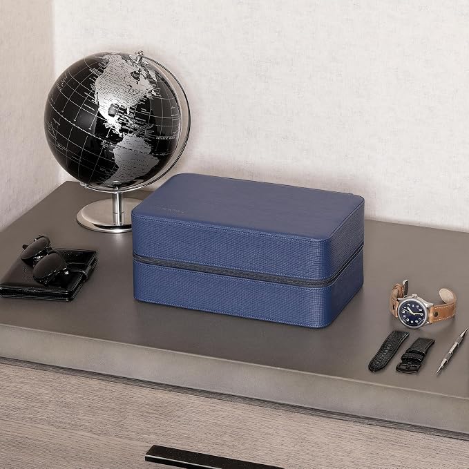ROTHWELL 8 Watch Travel Case Storage Organizer - Image 7