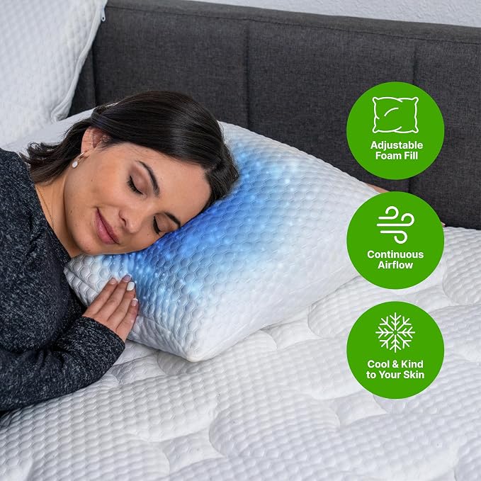 GhostBed Shredded Memory Foam Pillow - Image 5