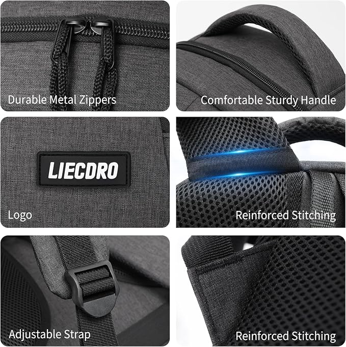 Black Backpacks for Men, Backpack for School, School Backpack for Boys Teens - Image 3