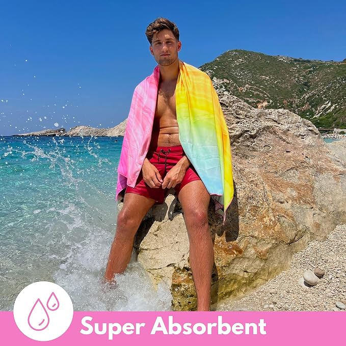 ECCOSOPHY Microfiber Beach Towel - Image 3