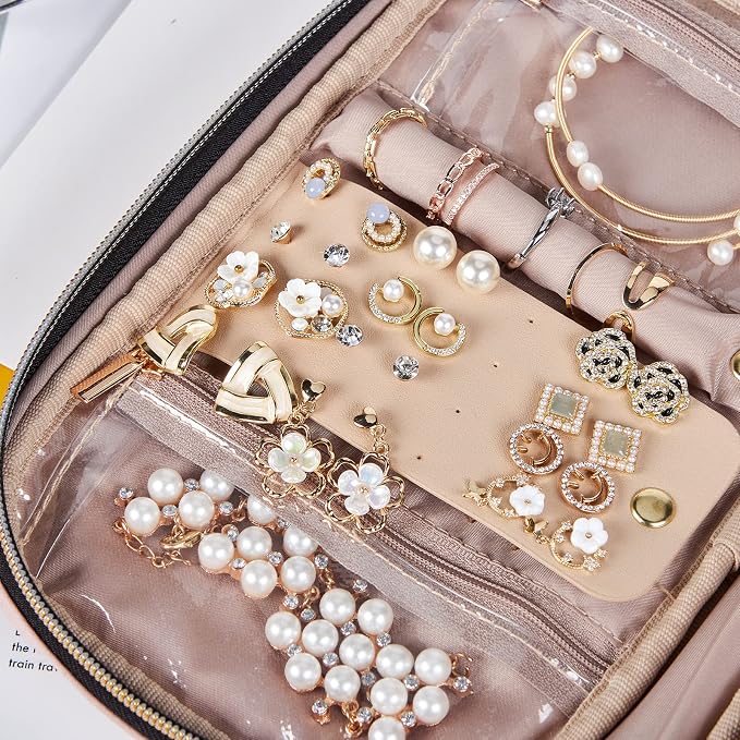 NISHEL Travel Jewelry Case, Holiday Organizer - Image 5