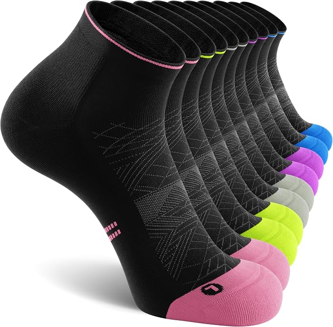 CS CELERSPORT 2/5 Pairs Ankle Compression Socks by CSCELERSPORT