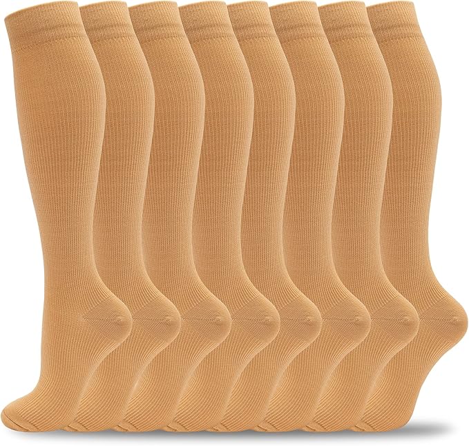 fenglaoda 8 Pairs Compression Socks by fenglaoda
