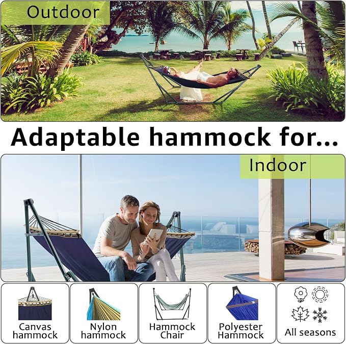 Tranquillo Ultimate Relaxation Portable Hammock Stand - Image 8