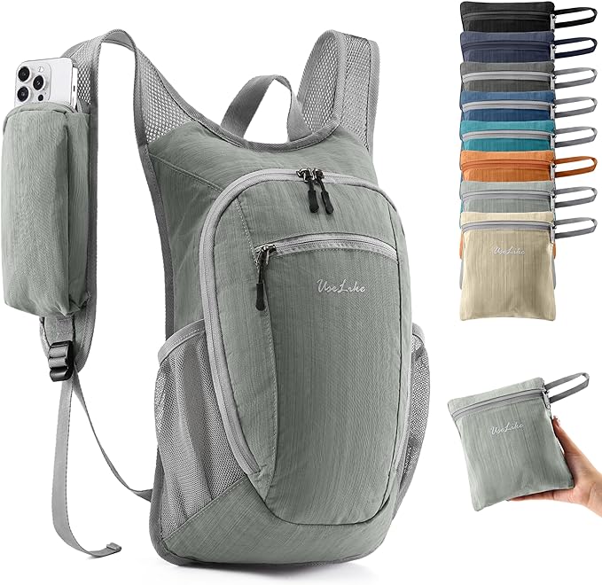 10L Small Hiking Backpack Travel Daypack Lightweight Packable Back Pack by Uselike