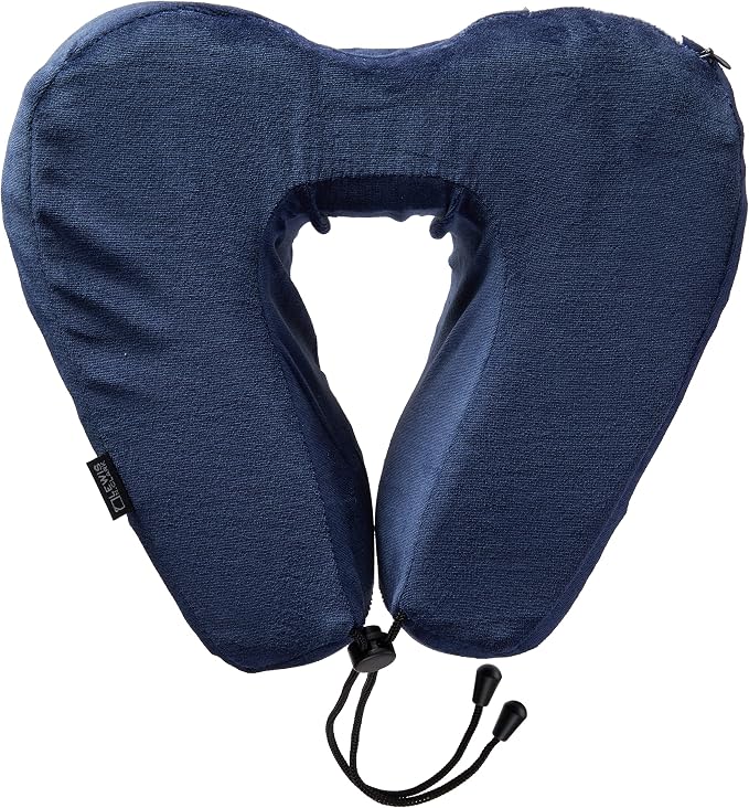 Lewis N. Clark Contoured Memory Foam Hexform Travel Cervical Neck Pillow - Image 4