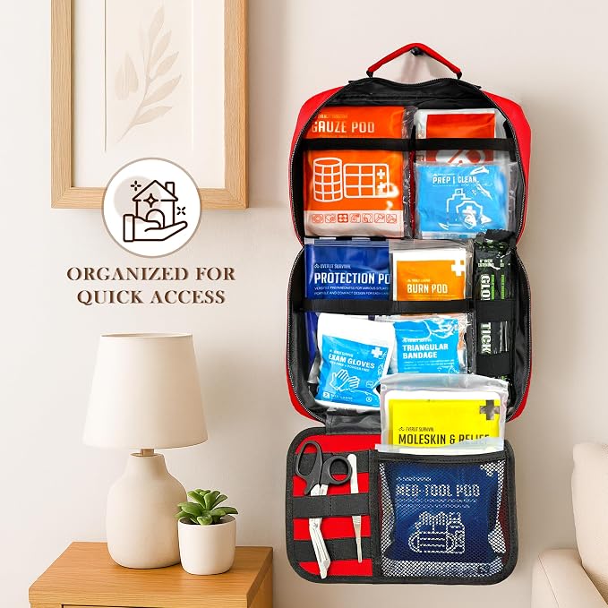 380 Pcs First Aid Kit All-Purpose Medical Essential Kit - Image 2
