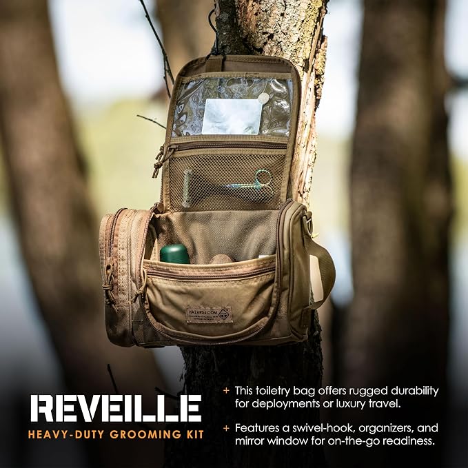 HAZARD 4 Reveille: Rugged Grooming Kit/Heavy-Duty Toiletry Bag - Image 2