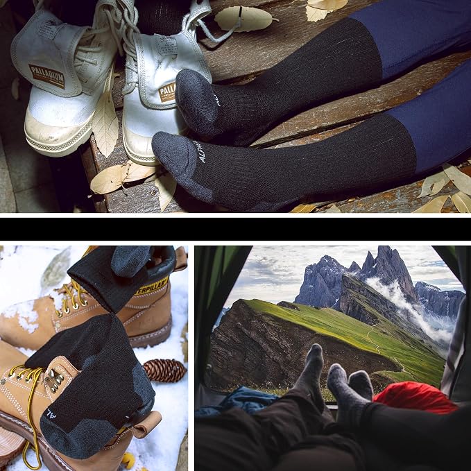 Alpaca Wool Hunting Socks 2 pairs - Image 5
