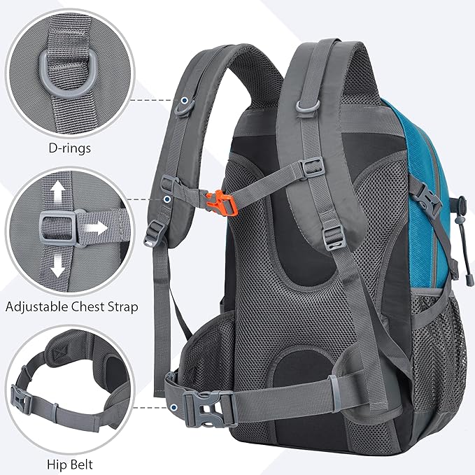 Hiking Backpack 30L Lightweight Travel Daypack Small Day Pack - Image 6