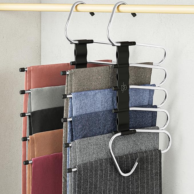 MORALVE Pants Hangers Space Saving by MORALVE