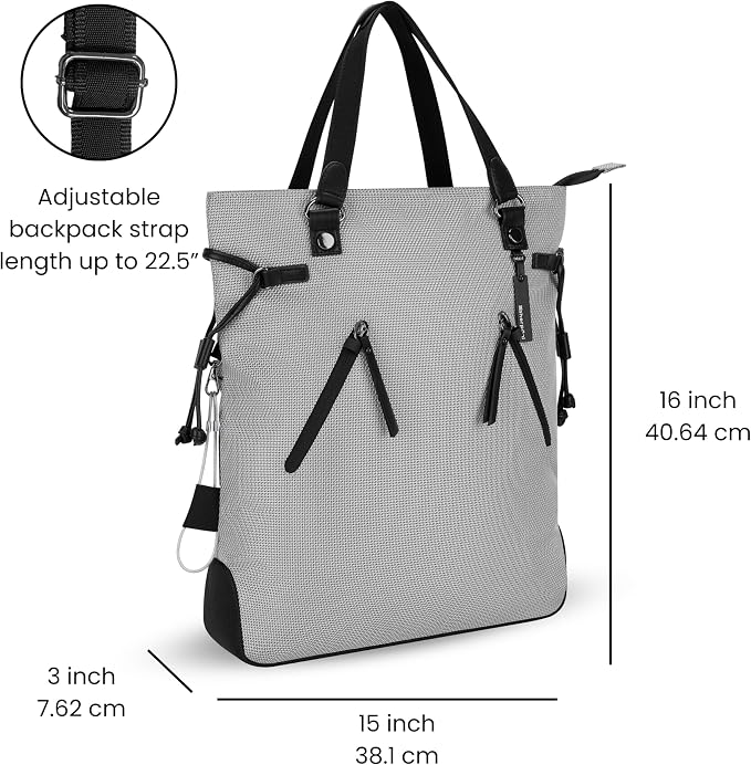 Sherpani Tempest, Anti Theft Convertible Backpack Tote, 14L Travel Backpack - Image 2