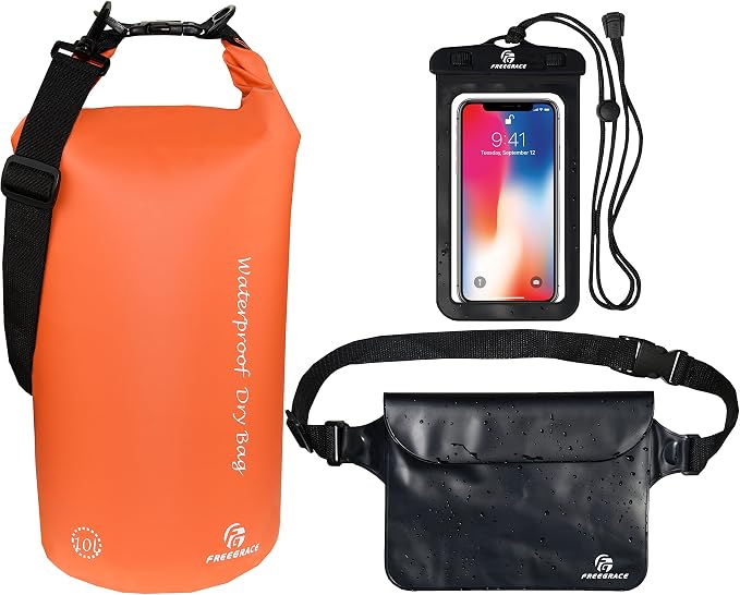 Freegrace Waterproof Dry Bags Set of 3 Dry Bag by Freegrace