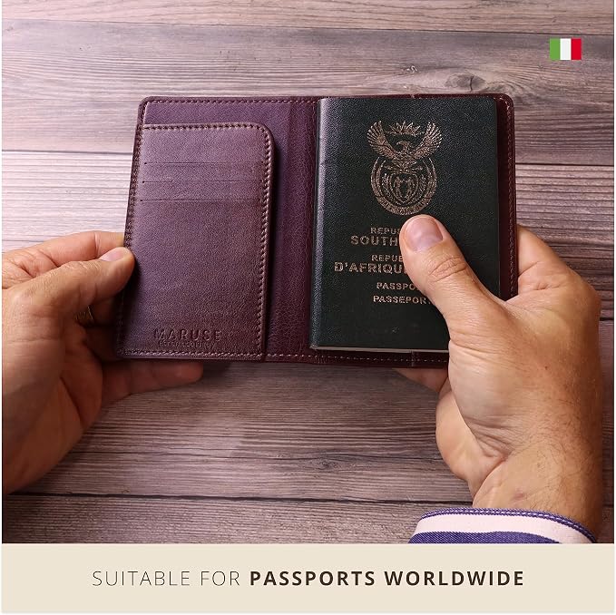 Maruse Italian Leather Passport Cover - Image 4
