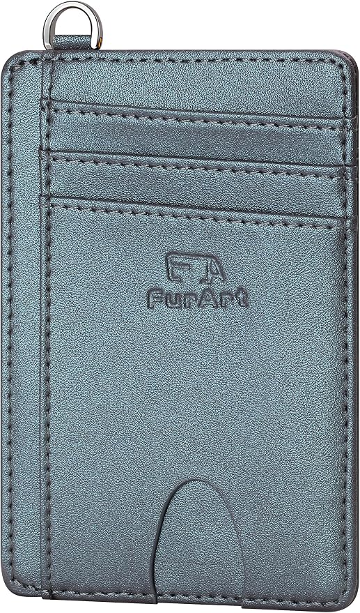 FurArt Slim Minimalist Wallet, Front Pocket Wallets, RFID Blocking, Credit Card by FurArt