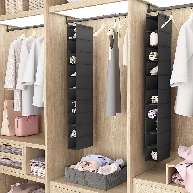 MAX Houser 10-Shelf Hanging Shoe Shelf Organizer, Hanging Shoe Storage - Image 6