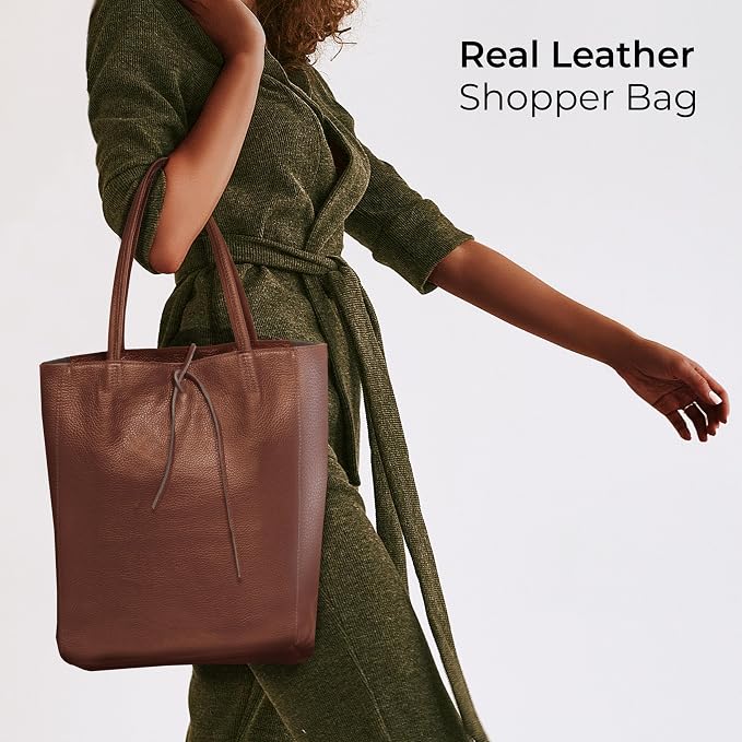 Italian Calf Leather Tote for Women - Image 8